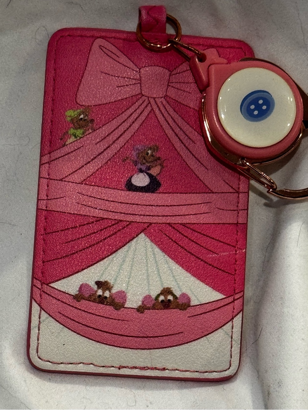 Loungefly Disney Cinderella retractable lanyard